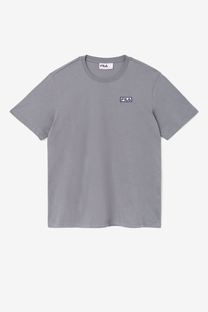 Fila T-Shirt Mens Grey - Skylar - Philippines 5312407-CX